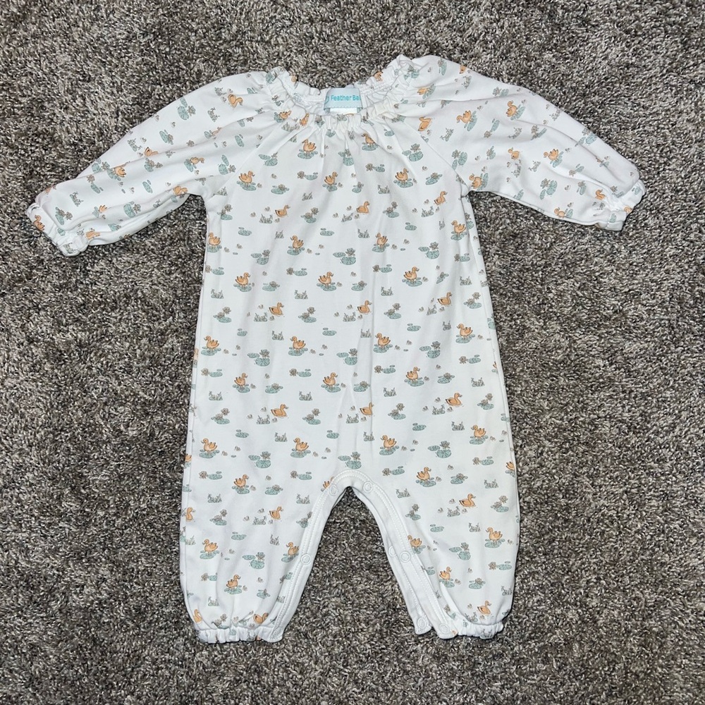 Feather Baby Little Ducks Snap Up One Piece